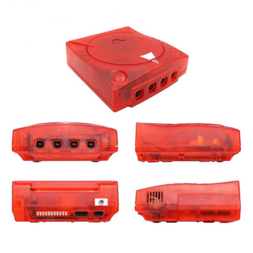Video Game Console Translucent Case Replacement Retro Plastic for  Dreamcast  Transparent Case Transparent Boxes A 2