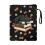 Black Cat and Daisy Pattern Book Protector, 1 pc Polyester Fabric Lightweight Reusable for Classroom Library, 11.4 Inch X 8.66 Inch 2