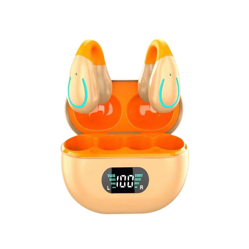 Bluetooth Headphones Bluetooth Earphone Ring Clip Ear To Ear Stereo Non In Ear Smart Earphones Noise Cancelling Headphones