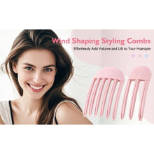 Wind Shaping Stylingkam – Fluffig lugg och volymklämmor, lyfter håret utan spår för en naturlig volymliknande look, passar alla hårtyper