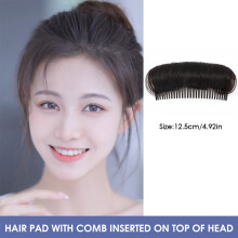 (C) Fluffy Hair Pad for Wedding & Party Styling