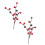 Artificial Holly Red Berry Stems 20 or 10 pcs 1
