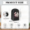 Egg Beater Pattern Handle Coffee Machine Dust Cover with Protects Blenders Processors Polyester Protective Case 6