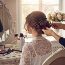 (M) Fluffy Hair Pad for Wedding & Party Styling