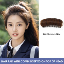 (A) Fluffy Hair Pad for Wedding & Party Styling