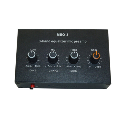 Microphone Preamplifier Microphone Amplifiers With Customizable HighMedium Low Equalization For Improved Sound Quality 2