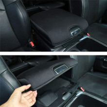 Tapa negra para el reposabrazos de la consola central para Dodge RAM 1500 2500 3500 2010-2017 (1 unidad)