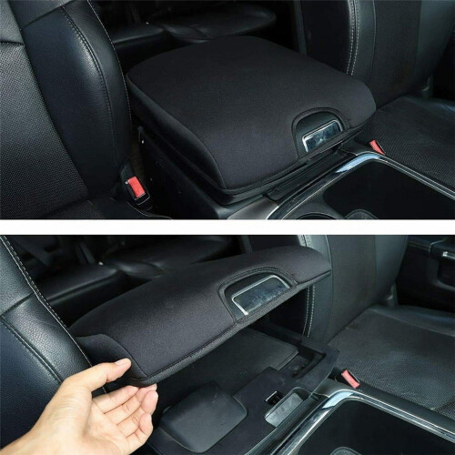 Coperchio bracciolo console centrale nero per Dodge RAM1500 2500 3500 2010-2017 1x