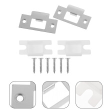 Door Latch Strike Plate Spacers Door Latch Strike Plates Stainless Steel 2 Sets