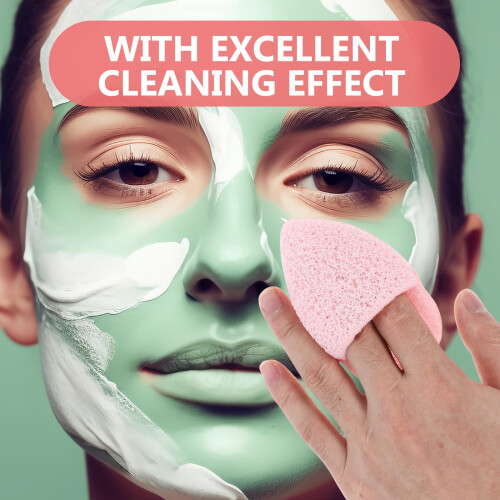 Facial Cleansing Scrubber for Teens Pink 4 Pcs 2