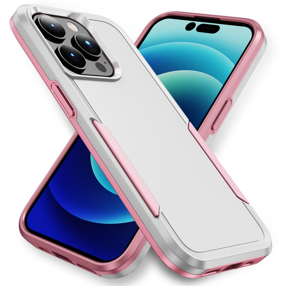 Hybrid Pc Case For Iphone 12 / 12 Pro Â Drop-Tested, Anti-Scratch, Dual-Layer, Military-Grade Shockproof, White 9097180883401