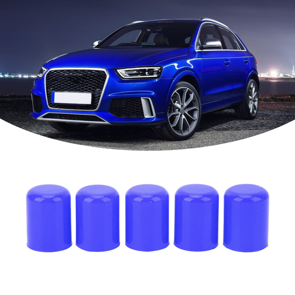 19Mm Silicone Hose End Caps Set 5 Blue 7444352866199