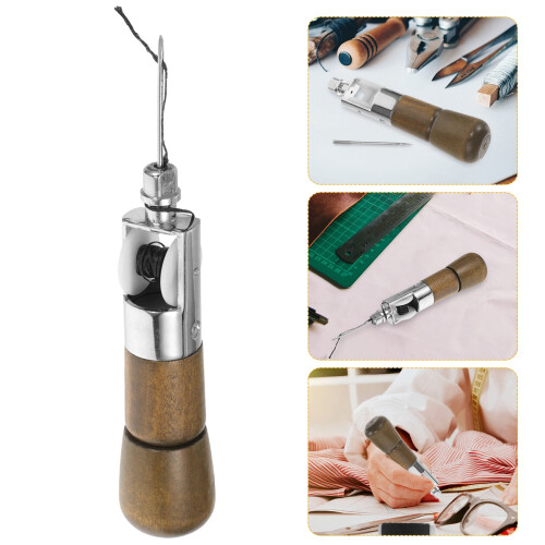 WHAMVOX Leather Tool Kit with Metal Awl 12 pcs