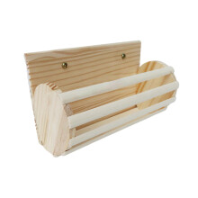Rabbit Hay Feeder Portable Wooden Grass Holder 1 Pack