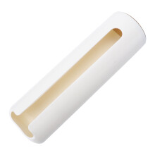 Boîte de rangement murale blanche pour cotons démaquillants, idéale pour organiser son maquillage