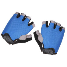 Outdoor Sports Cycling Driving Fitness Half Finger Gloves for unisex adult - Blue XL
