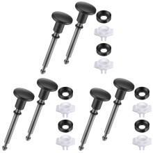 3-Piece Tub Spout Diverter Repair Kit w/ Valve Stems, Cup Seals & Gates – Compatible with Standard Bathroom Shower/Tub Faucets