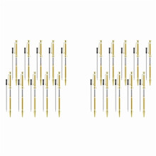 20 Pcs Pen Kits for Wood Turning 7mm Slimline Pen Twist Kit with Refill Lathe Turning Supplies Gold