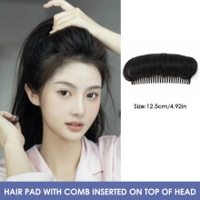 (D) Fluffy Hair Pad for Wedding & Party Styling