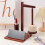 Garnhalter aus Holz mit Handyhalterung und magnetischem Spinner 5
