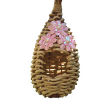 Woven Bird Feeder for Garden Aviary Decorative Hanging