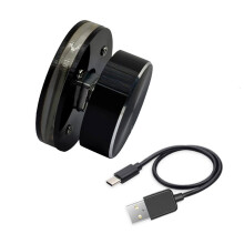HONCLL Plugs and Play Customizable USB Volumes Knob Multimedia Volumes Knob USB Sound Controls With Mute Function ARGB Lighting