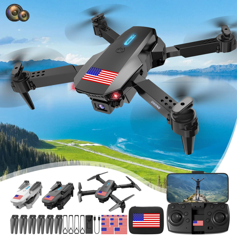 Drones Gifts Drone With 1080P Fpv Camera Remote Control Toys Gifts For Boys Girls With Altitude Hold Headless Speed Adjustment Christmas 9065194489674