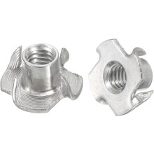 uxcell5/16"-18T-nut25pcs304Stainless Steel4Panged T nuts for Furniture Woodwork Cabinetry Threaded Insert