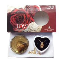 Pearl Necklace Kit, Necklace Making Kit, Pearl in Oyster Set Mysterious Elegant Gift, Making Necklace Pendant Pearl Kit