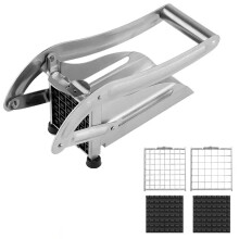 Vegetable Cutter – Manual Chopper with Stainless Steel & ABS, Efficient for Fruits/Veggies
