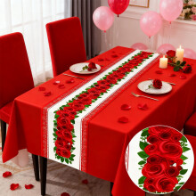 Valentines Day Table Runner Decorative Mat For Festive Dinners Weddings Anniversaries Family Gatherings Romantic Seasonal Home Styling Accent