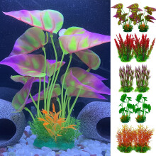 Artificial Aquatic Plants Plastic 5 Pcs