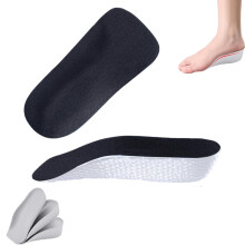 Orthopädische Einlegesohlen zur Erhöhung der Körpergröße mit Fußgewölbeunterstützung – bei Plantarfasziitis, Plattfüßen, Überpronation