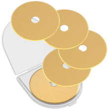 5 stk. 60 mm stålroterende kutterblader, kompatible med de fleste roterende kuttere, for quilting og sying