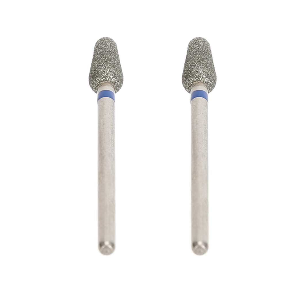 Blue Nail Drill Bits 2Pcs For Nail Preparation Dead Skin & Surface Refinement