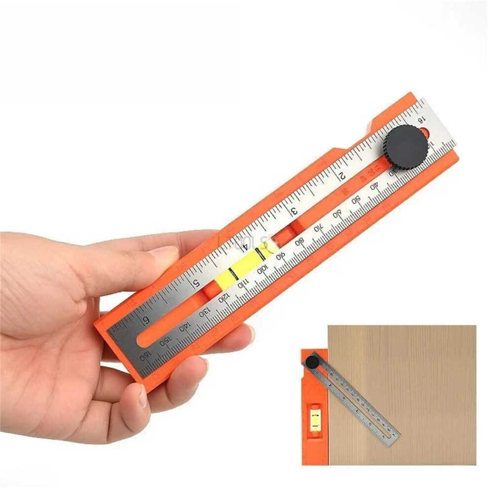 Woodworking Adjustable Angle Ruler Â Precision Measuring 9399596806662