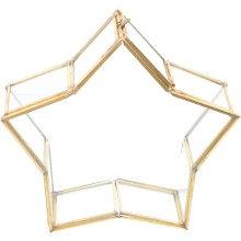 Frasco de cristal con forma de estrella – Botella de los deseos, recuerdo para estrellas de origami, joyas y regalos – Compatible con caja para