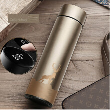 Smart Temperature Cup under $5! LCD Vacuum Flask, 500ml 304 Stainless Steel Thermos with Power Bank, USB Rechargeable – compatible with USB-C