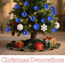 Christmas Tree Baubles Set Of 6 Hanging Ornaments 6CM Plastic Balls For Holiday Decoration And Seasonal Display