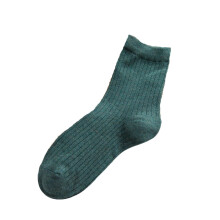 5 Pairs Women's Cotton Striped Mid Calf Socks Stretch Sports Summer Stockings