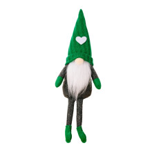 3/1pcs St. Patrick'S Day Plush Decorations Green Irish Leprechaun Doll Ornament Elf Standing Decor Table Table Ornaments