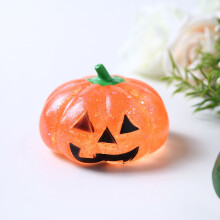 Halloween Fidget Toys: Pumpkin Stress Squishy Squeeze Balls, Party Favors & Decor (Orange) – Compatible with Halloween Treat Bags