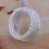 925 Sterling Silber Flexibler Ring, schlichtes Mesh-Ring, plattiert, B2-10 1