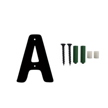 3D Iron Art House Numbers – Hanging Decor Sign, Compatible with Indoor/Outdoor Use