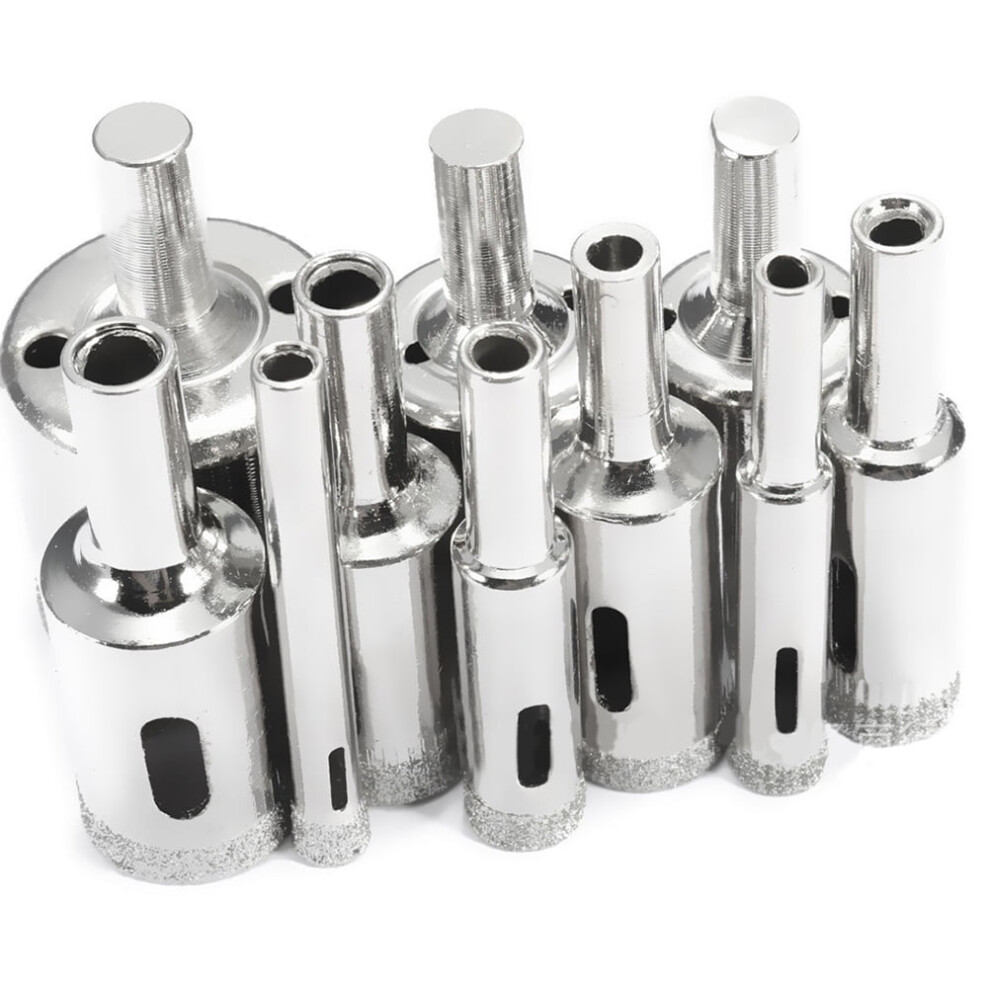 10Pcs Glass Drill Bit Set For Marble Tile Granite Industrial Metal Durable 9132278082608