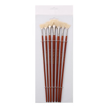 Professional 7pcs Fan Brush Set for Oil Watercolor Acrylic Painting