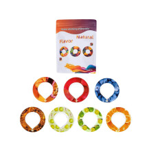 Cápsulas de sabor, siete botellas de agua inflables con anillos, botellas de agua deportivas multisabor, aptas para deportes al aire libre.