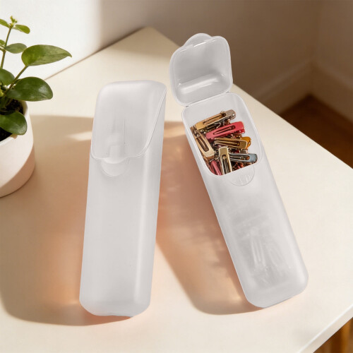 Portable Organizer Box, Mini Storage Container with Lid, Compact Stackable Design, for Small Items Accessories, Ideal for Home Travel Use
