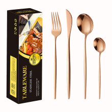 Cuillère et fourchette, ensemble de couverts en acier inoxydable résistant à la chaleur, comprenant une cuillère à steak et une fourchette pour