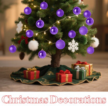 Christmas Tree Baubles Set Of 6 Hanging Ornaments 6CM Plastic Balls For Holiday Decoration And Seasonal Display